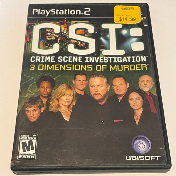 CSI 3 dimensions of Murder Sony PS2 Playstation 2 Complete in Box - Picture 1 of 3
